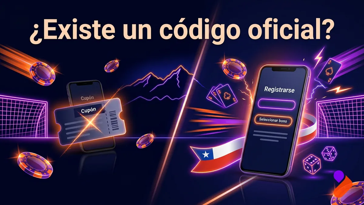Comparación entre un cupón de terceros y el registro oficial de Tonybet Chile para activar el bono de bienvenida